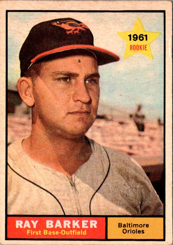 1961 Topps Ray Barker #428 Rookie VG-EX