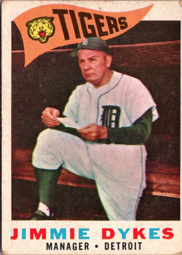 1960 Topps Jimmie Dykes #214 VG-EX