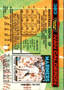 1991 Stadium Club Ivan Calderon