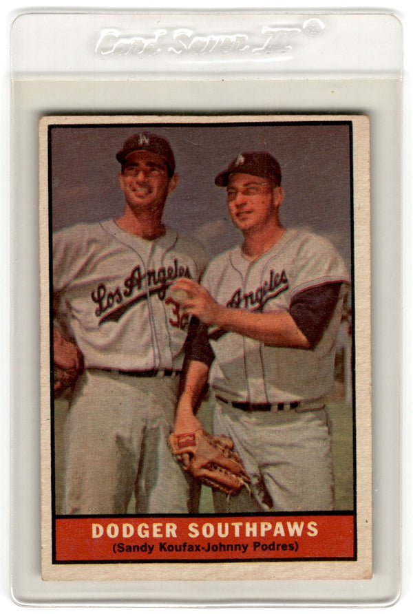1961 Topps Dodger Southpaws #207 VG-EX
