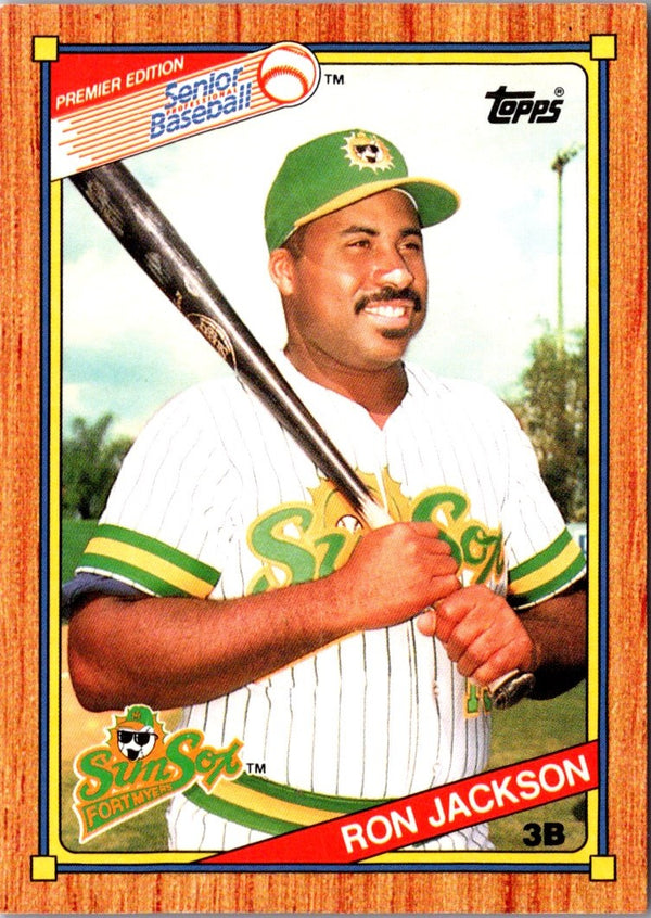 1989 Topps Senior League Ron Jackson #117