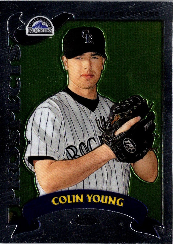 2002 Topps Traded & Rookies Colin Young #T142 Rookie
