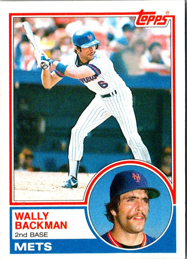 1983 Topps Wally Backman #444 NM-MT
