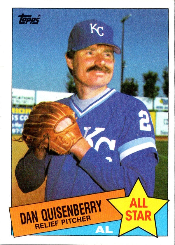 1985 Topps Dan Quisenberry #711