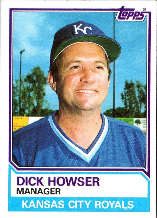 1983 Topps Dick Howser #96
