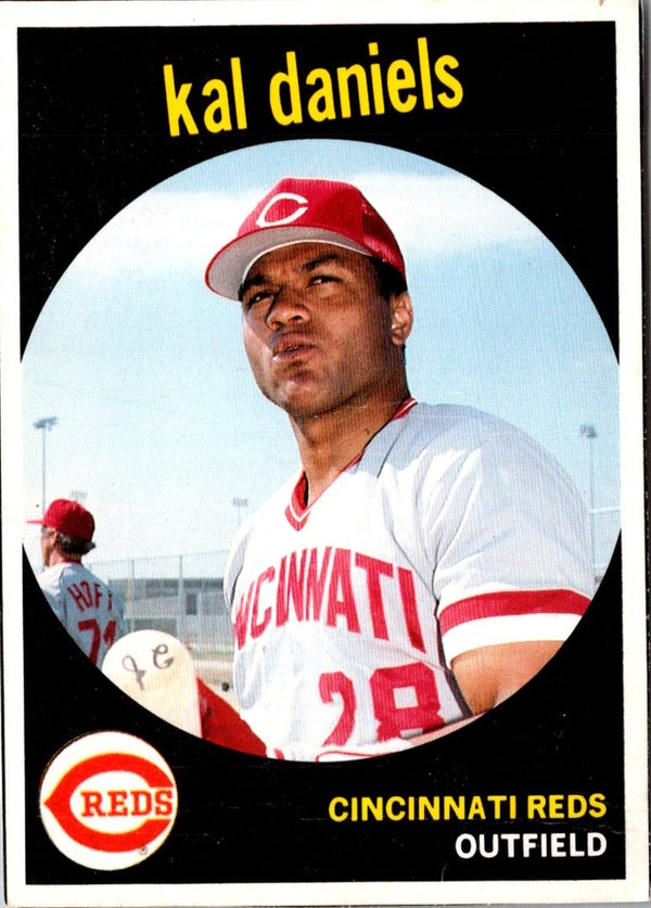 1989 Baseball Card Magazine '59 Topps Replicas Kal Daniels #42
