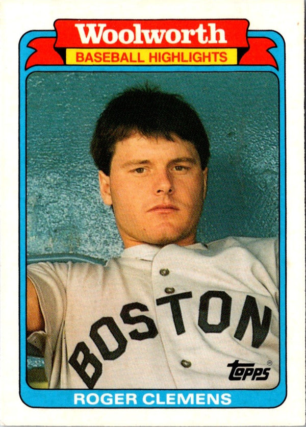 1988 Topps Woolworth Baseball Highlights Roger Clemens #11