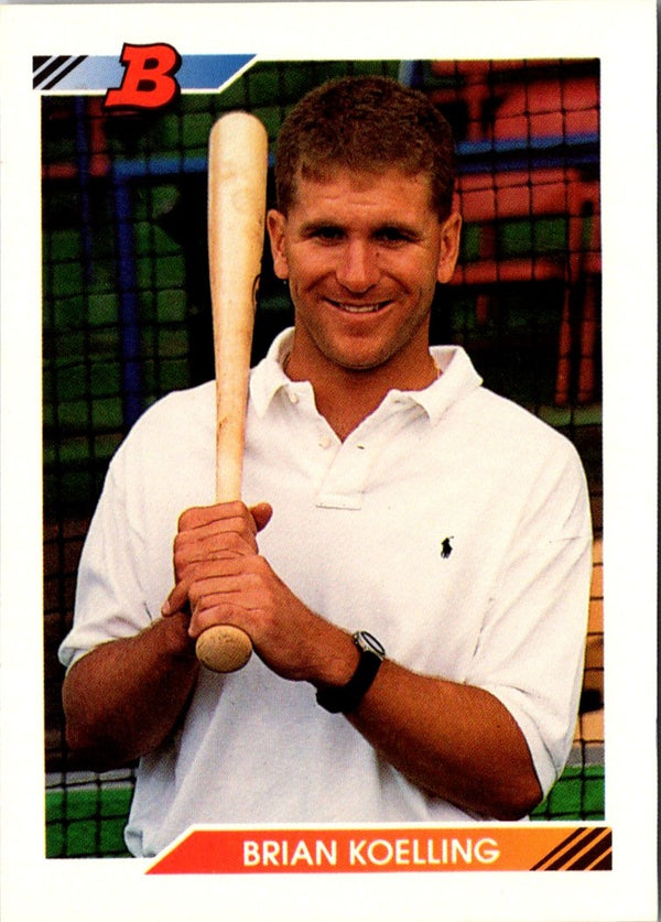 1992 Bowman Brian Koelling #65 Rookie