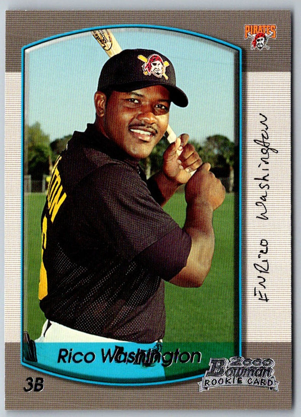 2000 Bowman Rico Washington #261 Rookie
