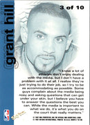 1997 Hoops Chill with Hill Grant Hill