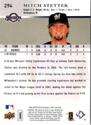 2008 Upper Deck Mitch Stetter