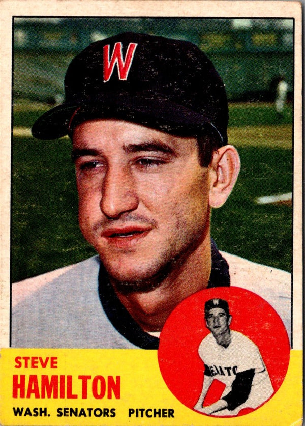 1963 Topps Steve Hamilton #171 Rookie VG-EX