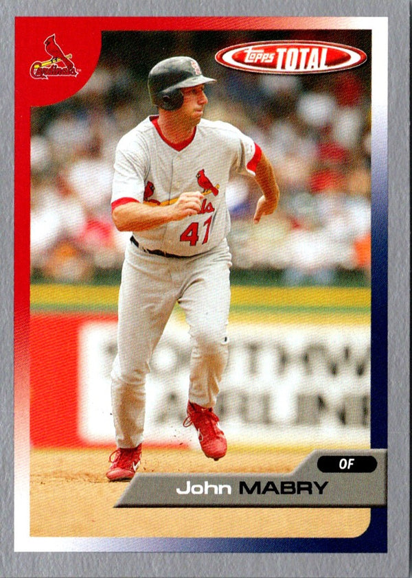 2005 Topps Total John Mabry #303