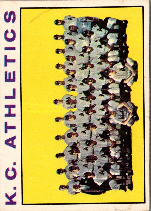 1965 Topps Kansas City Athletics #151 EX