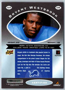 1997 Pinnacle Certified NFL Bryant Westbrook