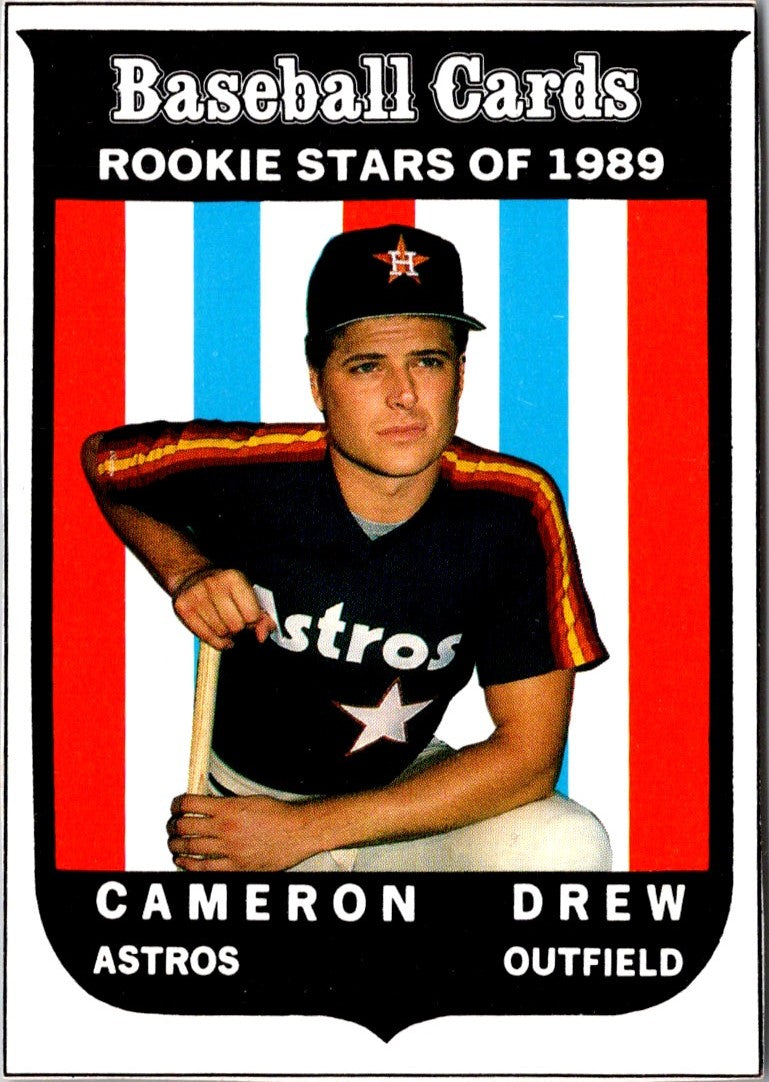 1989 Baseball Card Magazine '59 Topps Replicas Cameron Drew