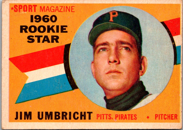 1960 Topps Jim Umbricht #145 Rookie VG-EX