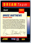 1995 Score Bruce Matthews