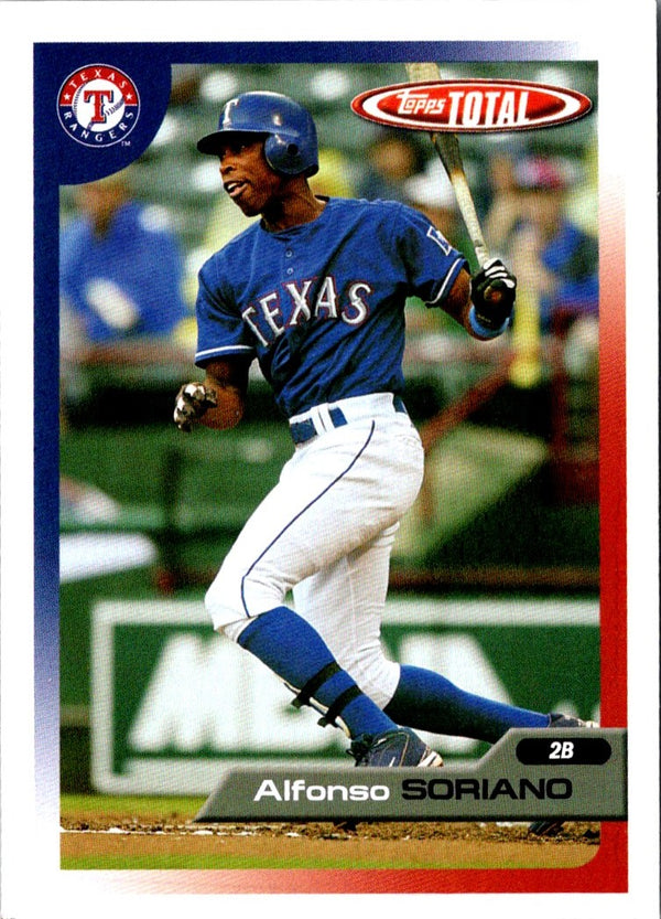 2005 Topps Total Team Checklists Alfonso Soriano #TTC28