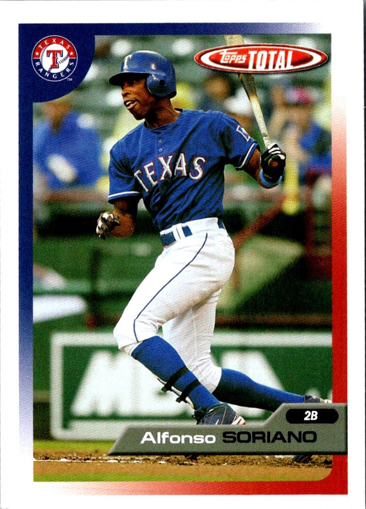 2005 Topps Total Team Checklists Alfonso Soriano