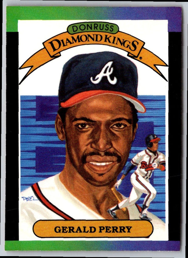 1989 Donruss Diamond  Kings Gerald Perry #22