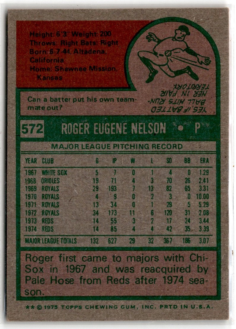 1975 Topps Roger Nelson