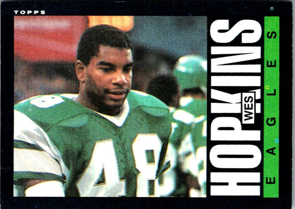 1985 Topps Wes Hopkins #129 Rookie