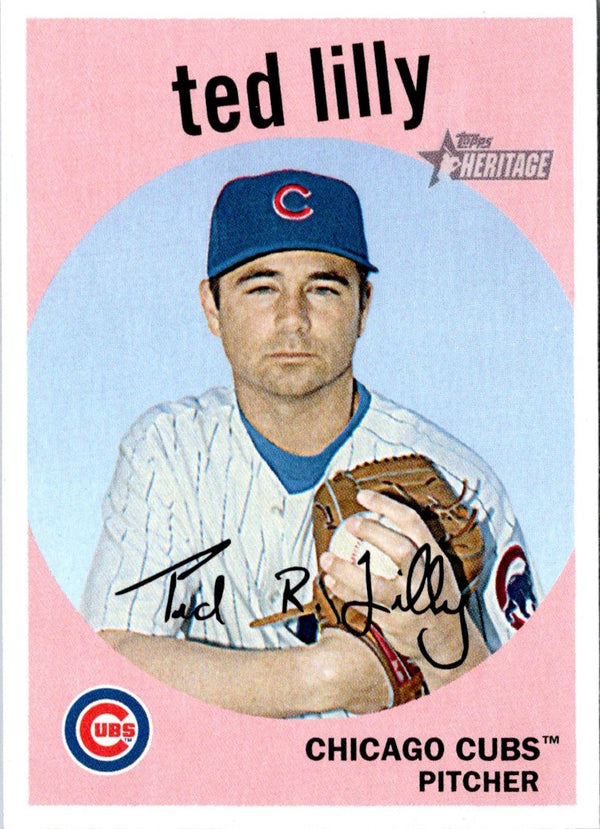 2008 Topps Heritage Ted Lilly #399