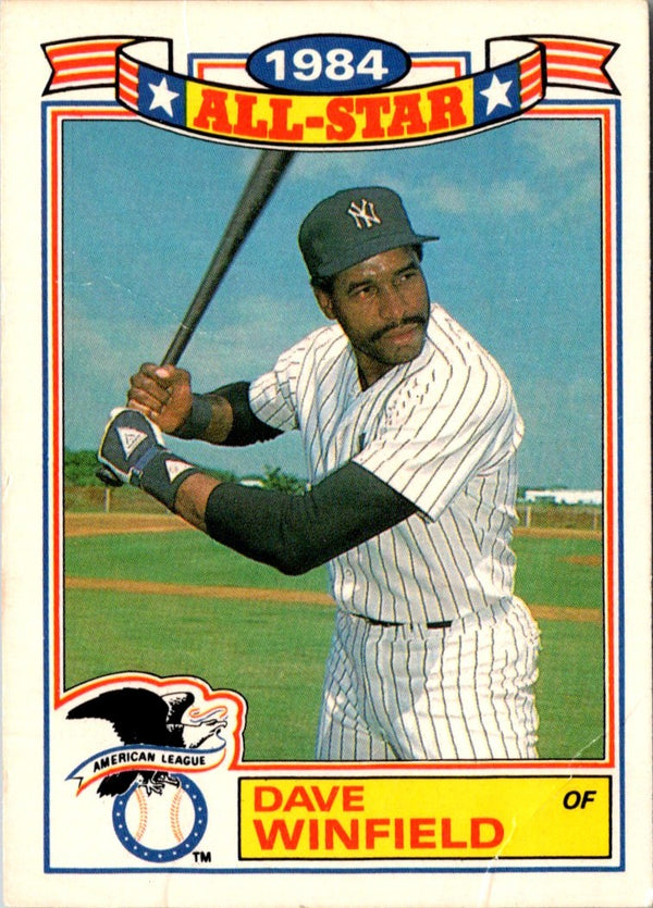1985 Topps Glossy All-Stars Dave Winfield #17