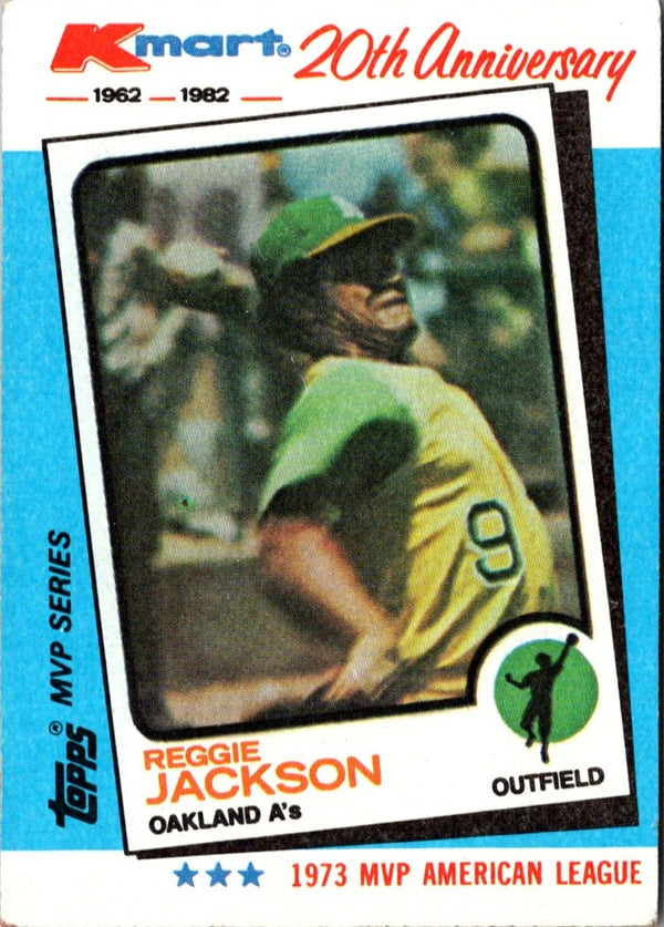 1982 Topps Kmart 20th Anniversary Reggie Jackson #23