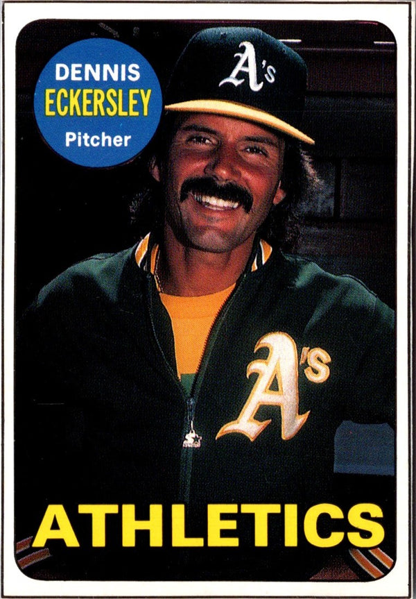 1990 Baseball Card Magazine '69 Topps Replicas Dennis Eckersley #43