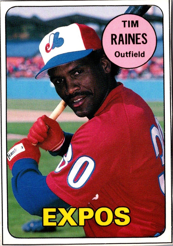 1990 Baseball Card Magazine '69 Topps Replicas Tim Raines #24