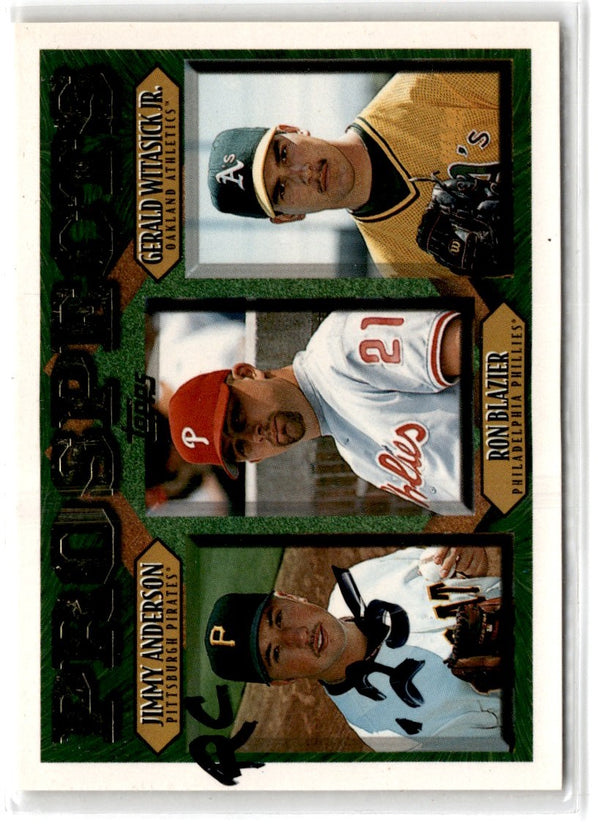 1997 Topps Jimmy Anderson/Ron Blazier/Jay Witasick #492 Rookie
