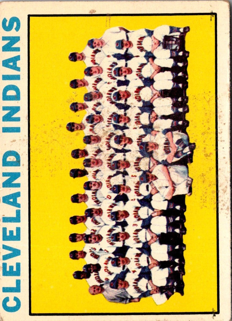 1964 Topps Cleveland Indians