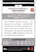 2009 Topps Platinum Brandon Marshall