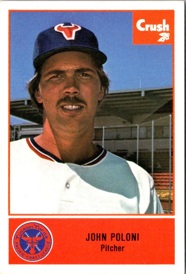 1977 Cramer/Crush Tucson Toros John Poloni #34