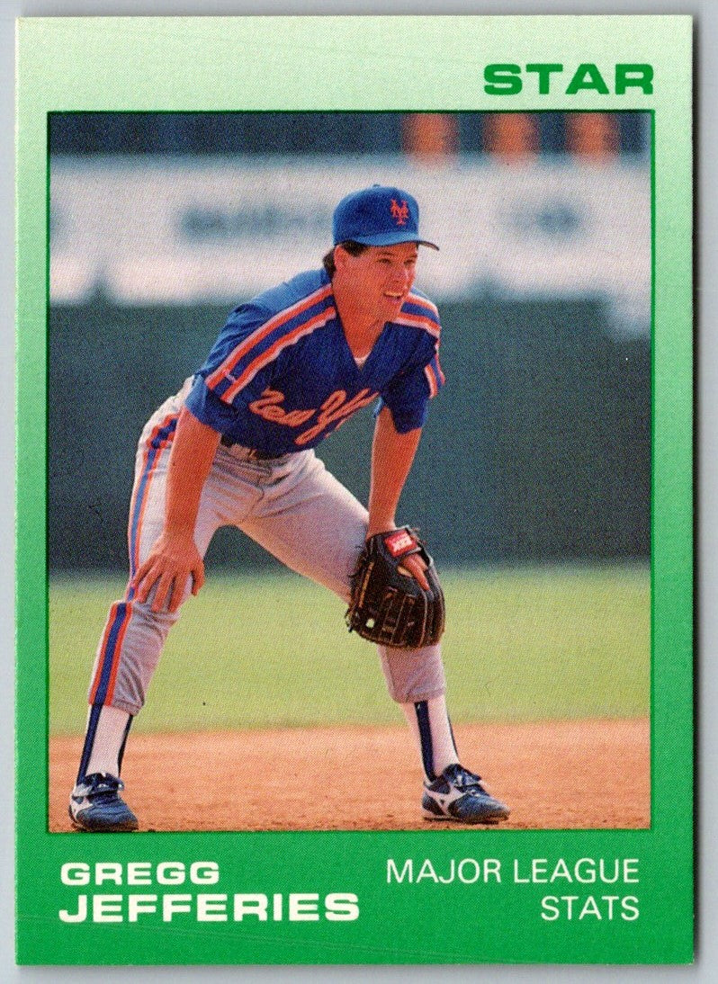 1988 Baseball Stars Series 1 Gregg Jefferies