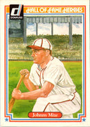1983 Donruss Hall of Fame Heroes Johnny Mize