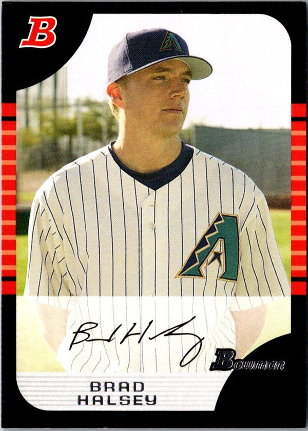 2005 Bowman Chrome Draft Picks & Prospects Brad Halsey #BDP23