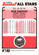 1989 Fleer Baseball All-Stars Bob Knepper