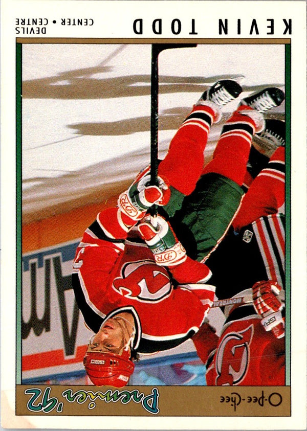 1991 O-Pee-Chee Premier Kevin Todd #22 Rookie