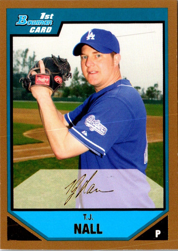 2007 Bowman Prospects T.J. Nall #BP91
