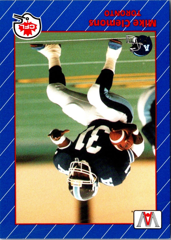 1991 All World CFL Mike Clemons #86