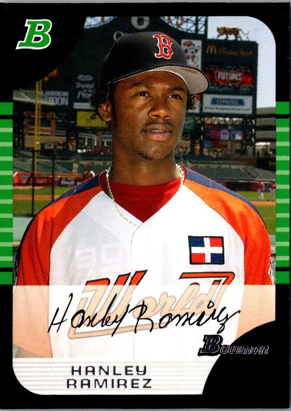 2005 Bowman Chrome Draft Picks & Prospects Hanley Ramirez #BDP153