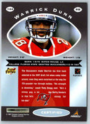 1997 Pinnacle Certified NFL Warrick Dunn