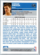 2003 Topps Gordan Giricek