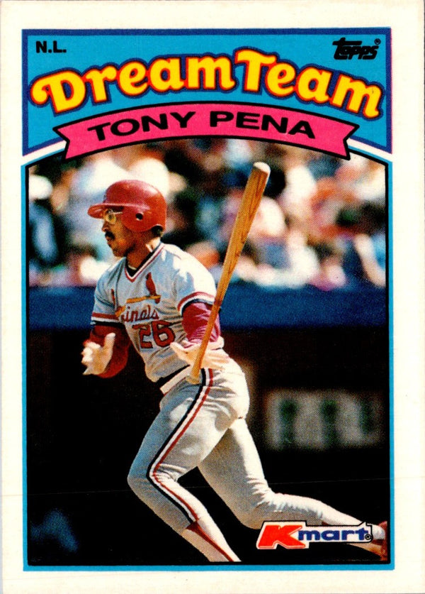 1989 Topps Kmart Dream Team Tony Pena #30