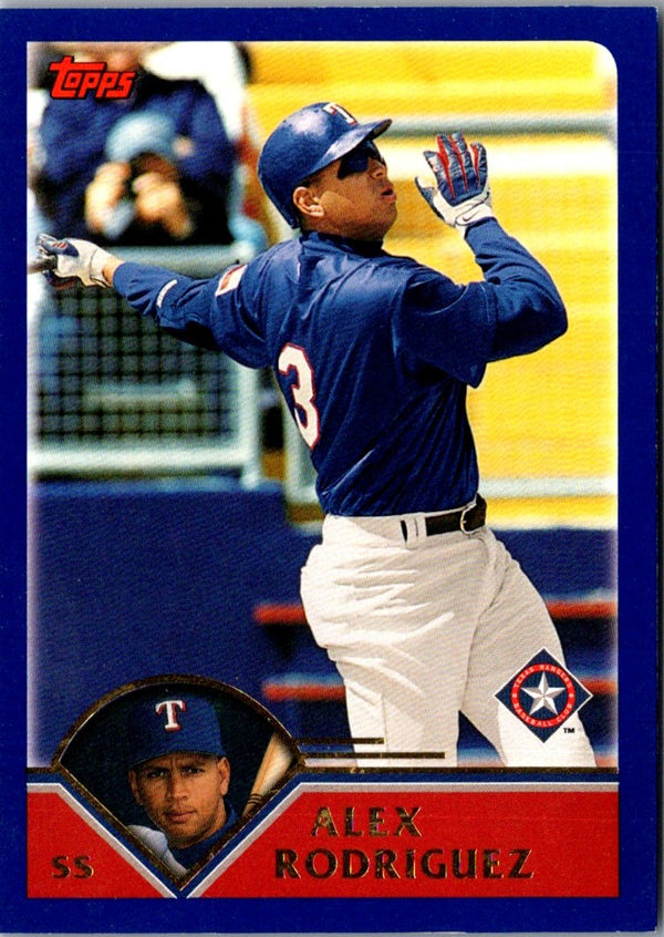 2003 Topps Opening Day Alex Rodriguez #NNO