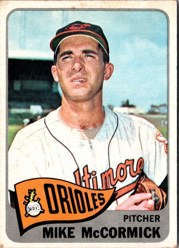 1965 Topps Mike McCormick #343 EX