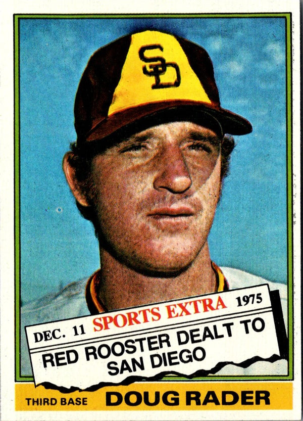 1976 Topps Traded Doug Rader #44T